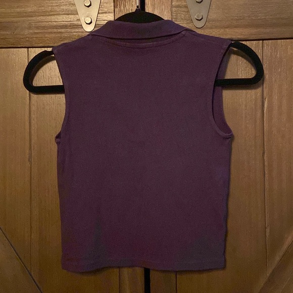 Brandy Melville Cropped Polo Shirt - Picture 3 of 4